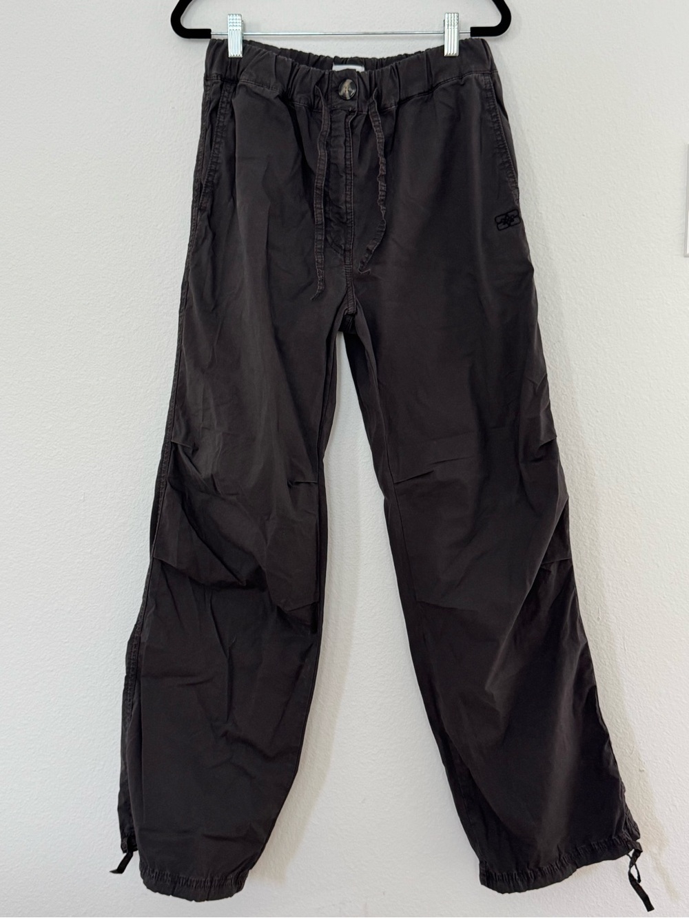 Ganni Women’s Charcoal Grey Cargo Pant